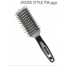 Гребінець Silver Style пластик сіра міні PM-9552 18 см