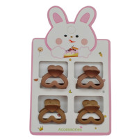 Набір крабів Accessories Бант 4 шт 2 см арт.11167#-F003 *30