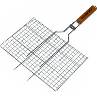 Решетка для гриля 22*31*2 см с деревянной ручкой XT9912