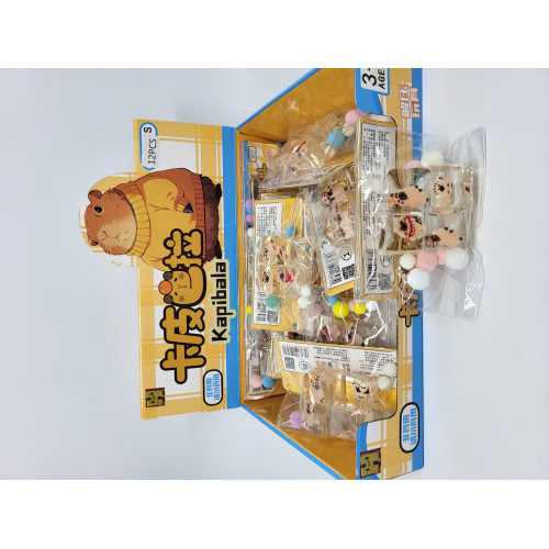 Іграшка-антистрес Прозорі кубики 4 шт капібара  HHTOY-026/250