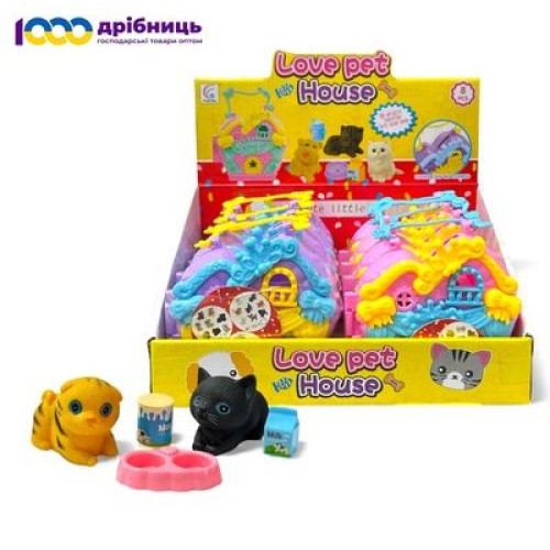 Игрушка домашний питомец в домике с аксессуарами 885