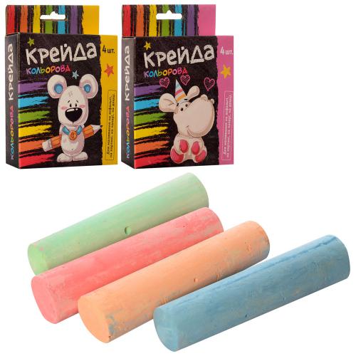 Мел цветной 4 шт MK0096