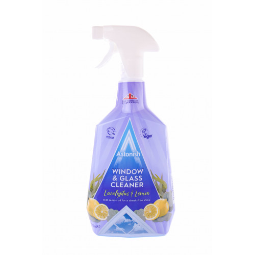 Засіб для миття вікон та скла Astonish Lemon & Eucalyptus 750 мл