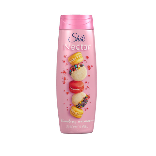 Гель для душа Shik Nectar Strawberry macaroons 400 мл