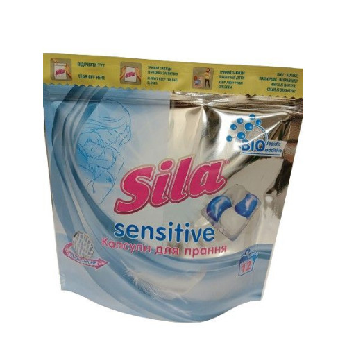 Капсулы для стирки Sila Sensitive 12 шт