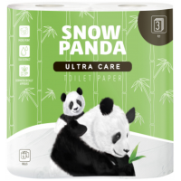 Туалетная бумага Снежная панда Ultra Care 3 слоя 4 шт