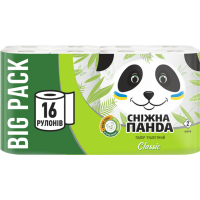Туалетная бумага Снежная панда Classic 2 слоя 16 шт