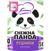 Паперові рушники Сніжна панда Jumbo Roll 2 шари 500 аркушів 1 шт
