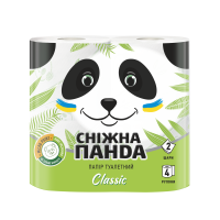 Туалетний папір Сніжна панда Classic 2 шари 4 шт