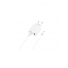 Зарядний пристрій HAVIT HV-ST115 2USB з кабелем Lightning