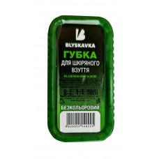Губка для обуви Blyskavka маленька Чорная