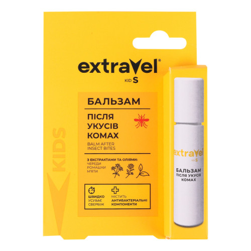 Бальзам роликовый Extravel Kids после укусов 7 мл