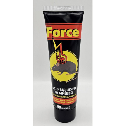 Засіб від щурів та мишей Force гель 90 мл
