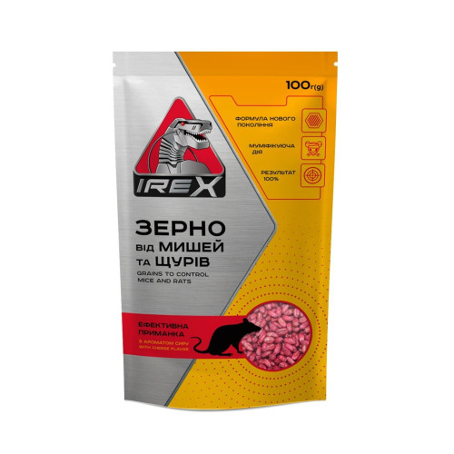 Средство от крыс и мышей IREX  зерно 100 гр