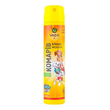 Аерозоль для дітей Vaco Kids від комарів кліщів та мошок 3в1 від 2 років 100 мл