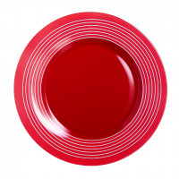 Тарілка обідня кругла Luminarc Factory Red 25 см P3285