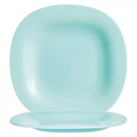 Тарілка десертна квадратна Luminarc Carine Light Turquoise 19 см P4246