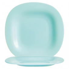 Тарілка десертна квадратна Luminarc Carine Light Turquoise 19 см P4246