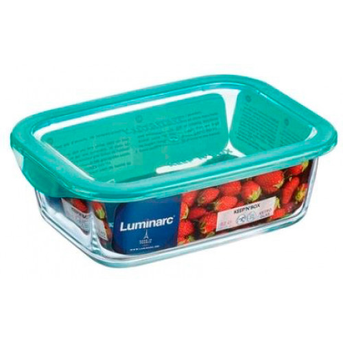 Контейнер для продуктів прямокутний Luminarc Keep'n'Box Lagoon 380 мл P5519