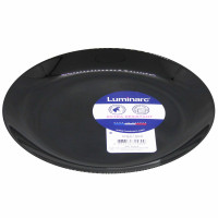 Тарілка десертна кругла Luminarc Diwali  Black 19 см №Р0789