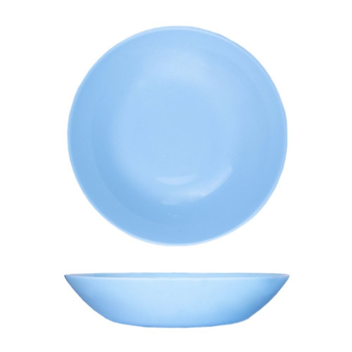 Тарелка глубокая круглая Luminarc Zelie Light Blue 20см Q3439