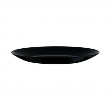 Тарелка обеденная круглая Zelie Black 25см V3821/Q8454/V7145