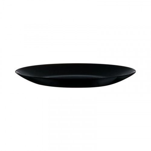 Тарелка обеденная круглая Zelie Black 25см V3821/Q8454/V7145
