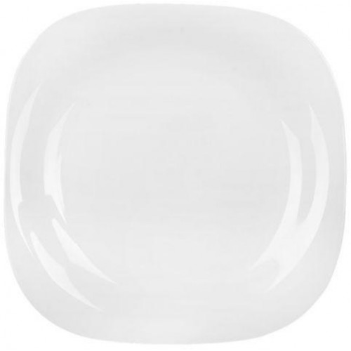 Тарілка обідня квадратна Luminarc Carine White 27 см H5604