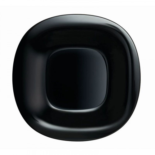 Тарілка обідня квадратна Luminarc Carine Black 27 см L9817