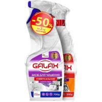 Засіб для чищення універсальний Galax Lavender 700 мл+ Засіб для видалення жиру Galax 750 мл