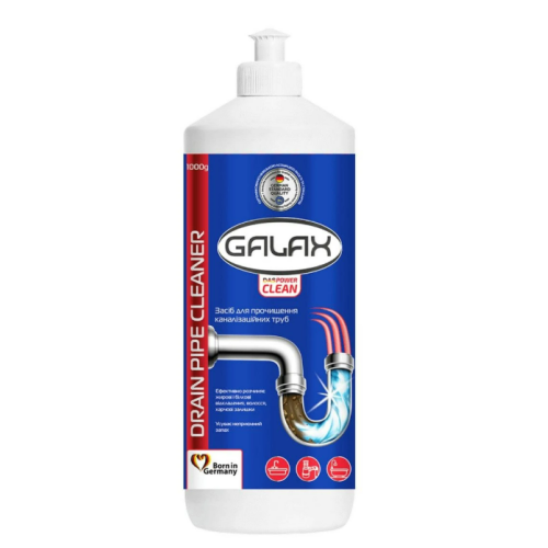 Средство для прочистки канализационных труб Galax das Power Clean 1кг
