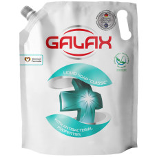 Рідке мило Galax Антибактеріальне Класичне дой-пак 1.5 л