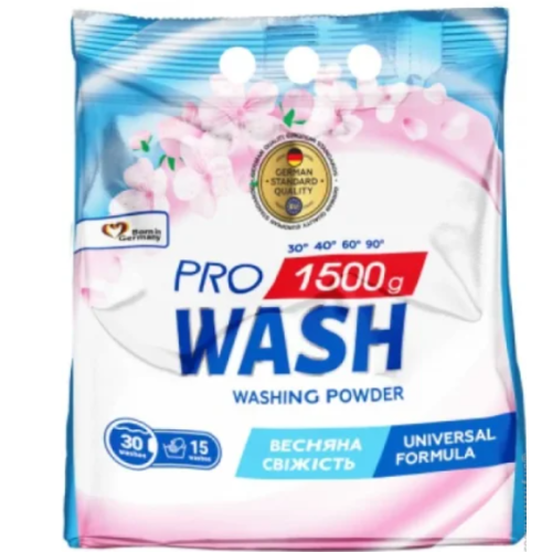 Стиральный порошок ProWash Весенняя свежесть 1.5 кг