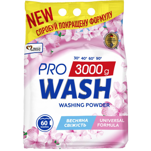 Пральний порошок ProWash Весняна свіжість 3 кг
