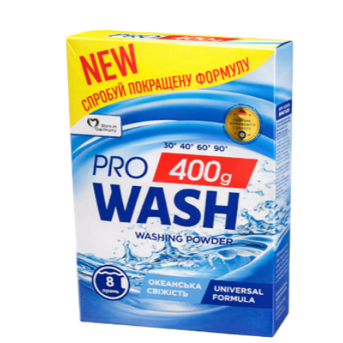 Пральний порошок ProWash Океанська свіжість 400 гр