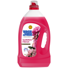 Гель для прання Wash&Free Summer Fresh 3,8 л