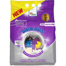 Пральний порошок Wash&Free Жасмин та лаванда 2.4 кг