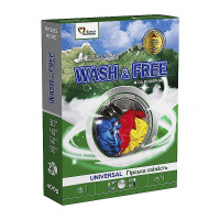 Стиральный порошок Wash&Free для ручной стирки Горная свежесть 400 гр
