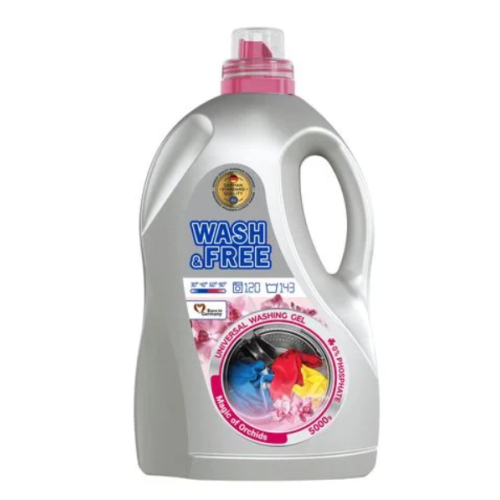 Гель для стирки Wash&Free Магия орхидей 5 л