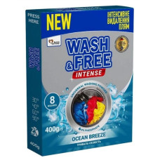 Стиральный порошок Wash&Free Океанский бриз 400 гр