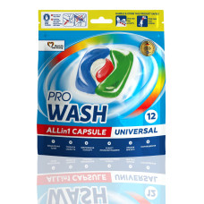 Капсулы для стирки ProWash Universal дой-пак 12 шт  