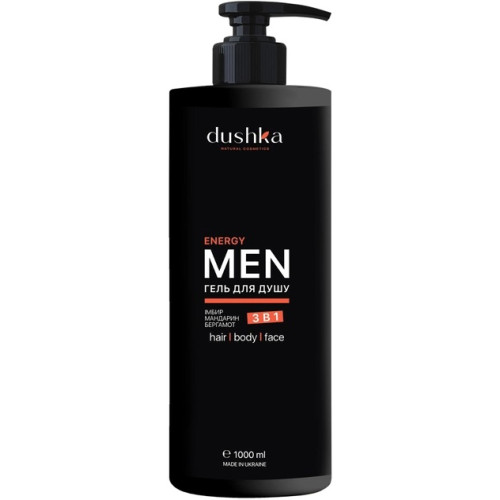 Гель для душа Dushka Man 3в1 Energy 1л