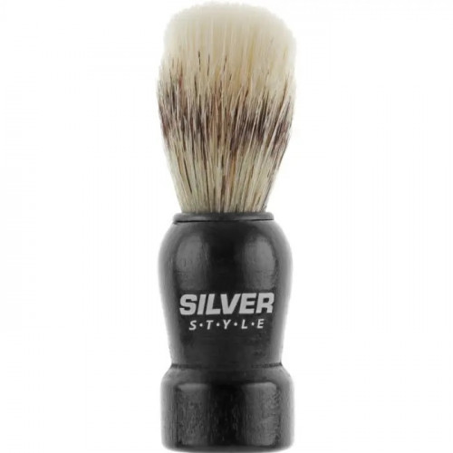 Помазок для гоління Silver Style чорний SPМ 0024/A