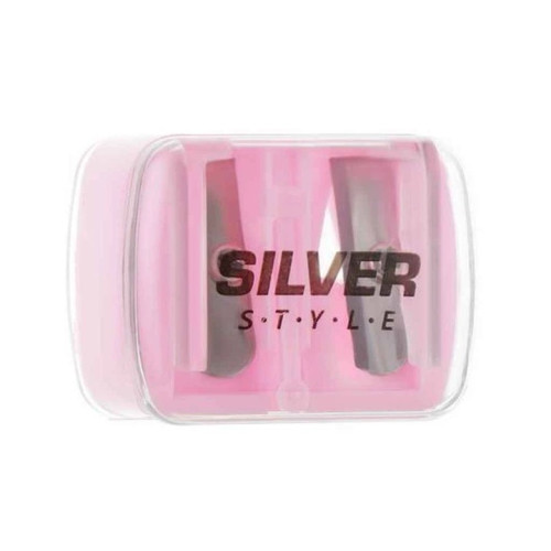 Точилка двойная Silver Style розовая ST 0003